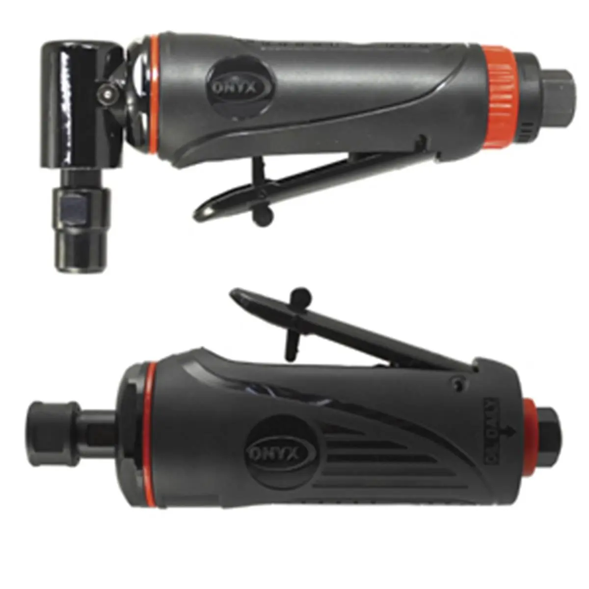 Astro Pneumatic Tool AO222 ONYX Dual Die Grinder Kit - Composite Body, 2 Grinders, Die Grinding, Rear Exhaust, Vibration Reduction (Power Equipment for Tools & Hardware)
