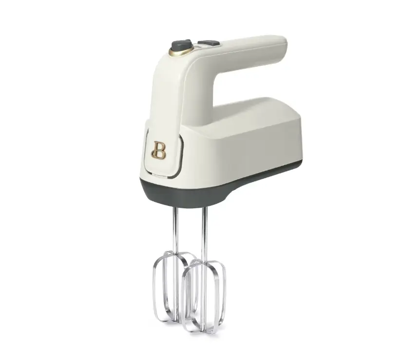 Beautiful 6-Speed Electric Hand Mixer, White Icing by Drew Barrymore