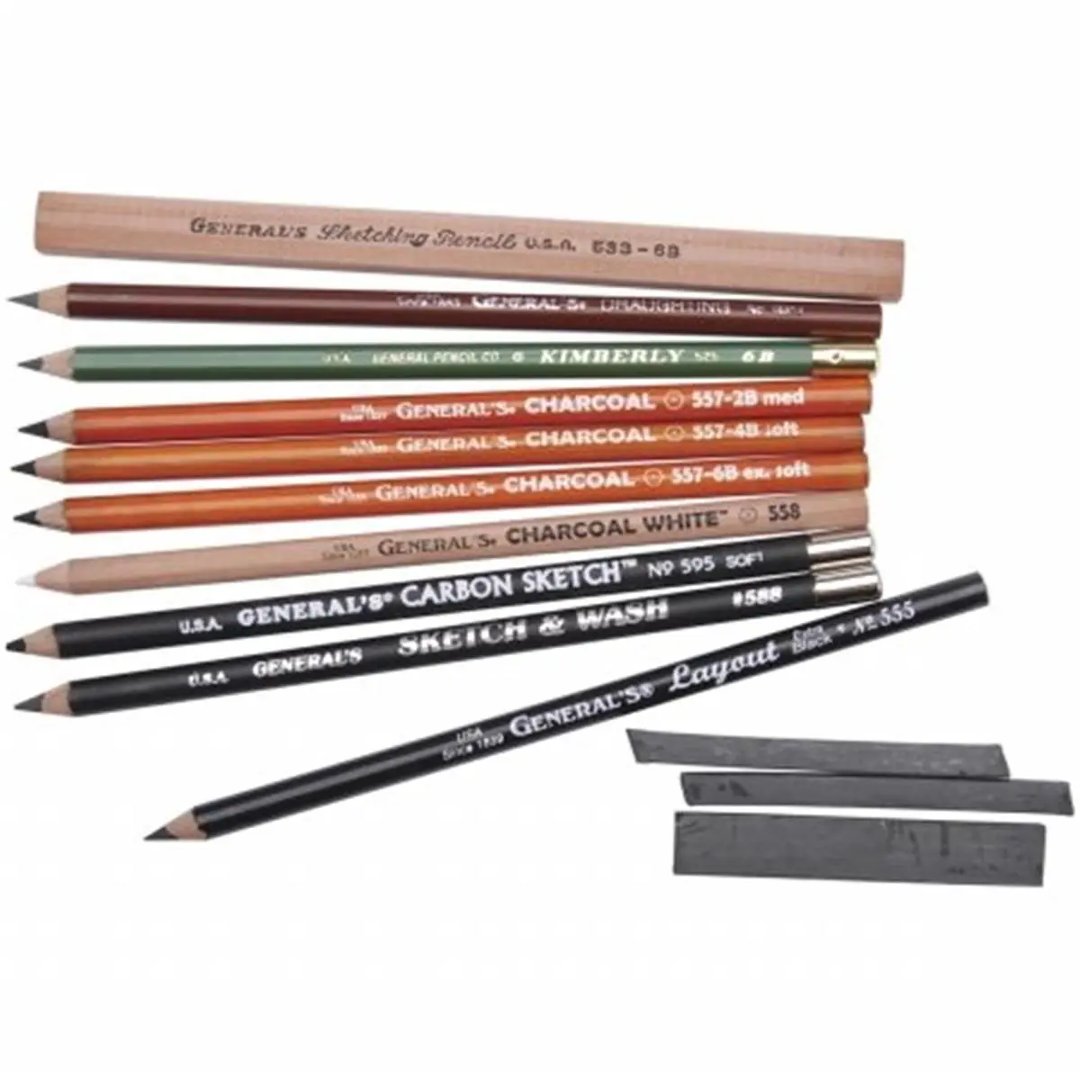 212 MAIN Flat Sketch Drawing Pencil Kit, 12pcs Office Stationery for Computers & Office Equipment Use