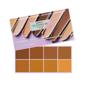 Deep Color Matte Gradual Concealer Cream, Lightweight Moisturizing Long-Lasting Finish, Non-Flammable Solid Makeup Base