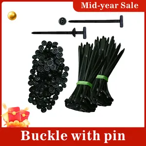SummerVibes2026 Nylon Cable Tie Buckle Kit, windproof and tensile strength: 50 kg, corrosion resistant, suitable for automotive/home/industrial cable management, extreme temperature resistance from −40 °C to 130 °C, lifetime supply set (100 pieces), Fathe