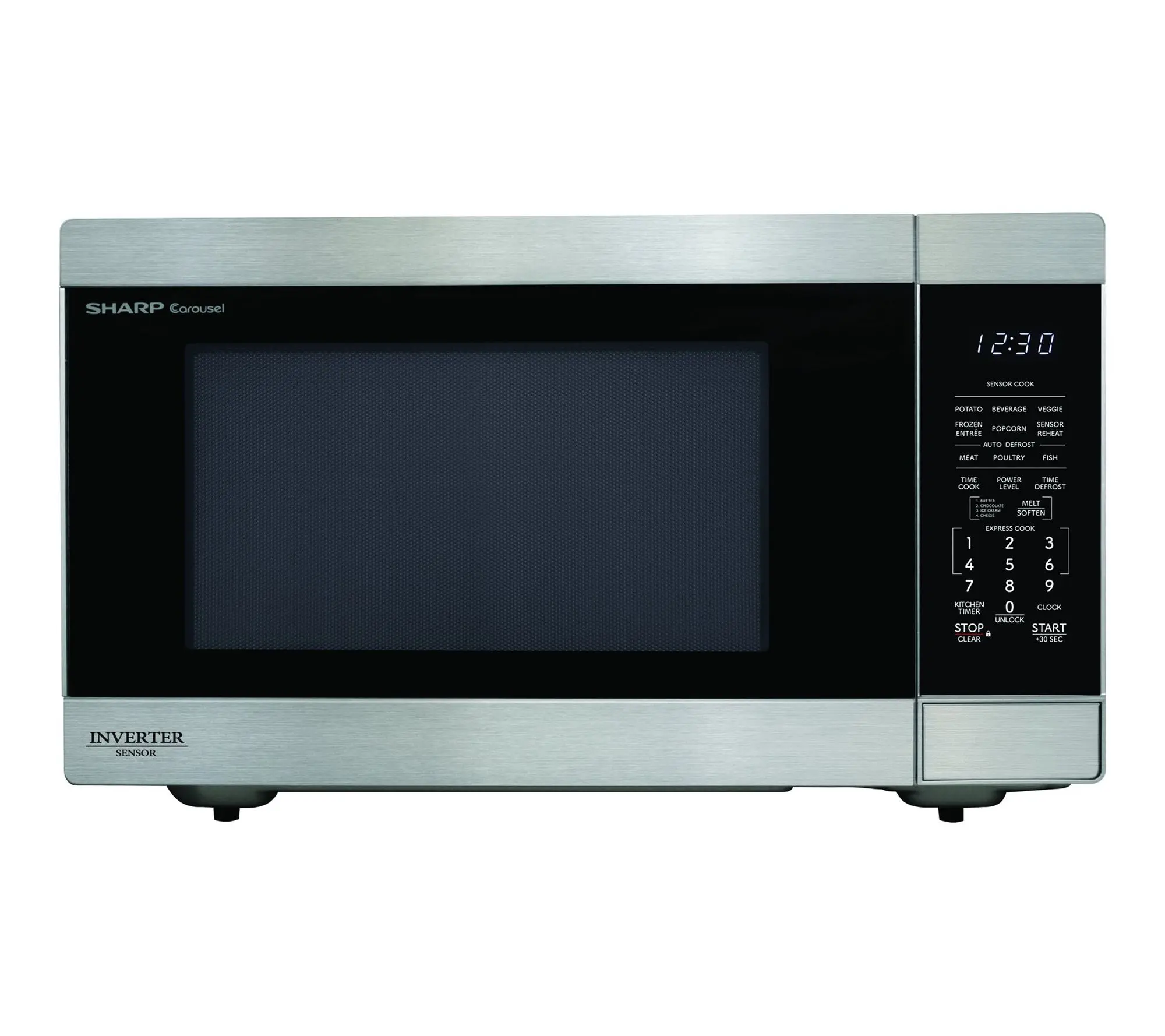 Sharp 2.2 Cu. Ft. Stainless Steel Countertop Microwave Oven Sharp 2.2 Cu. Ft. Stainless Steel Countertop Microwave Oven