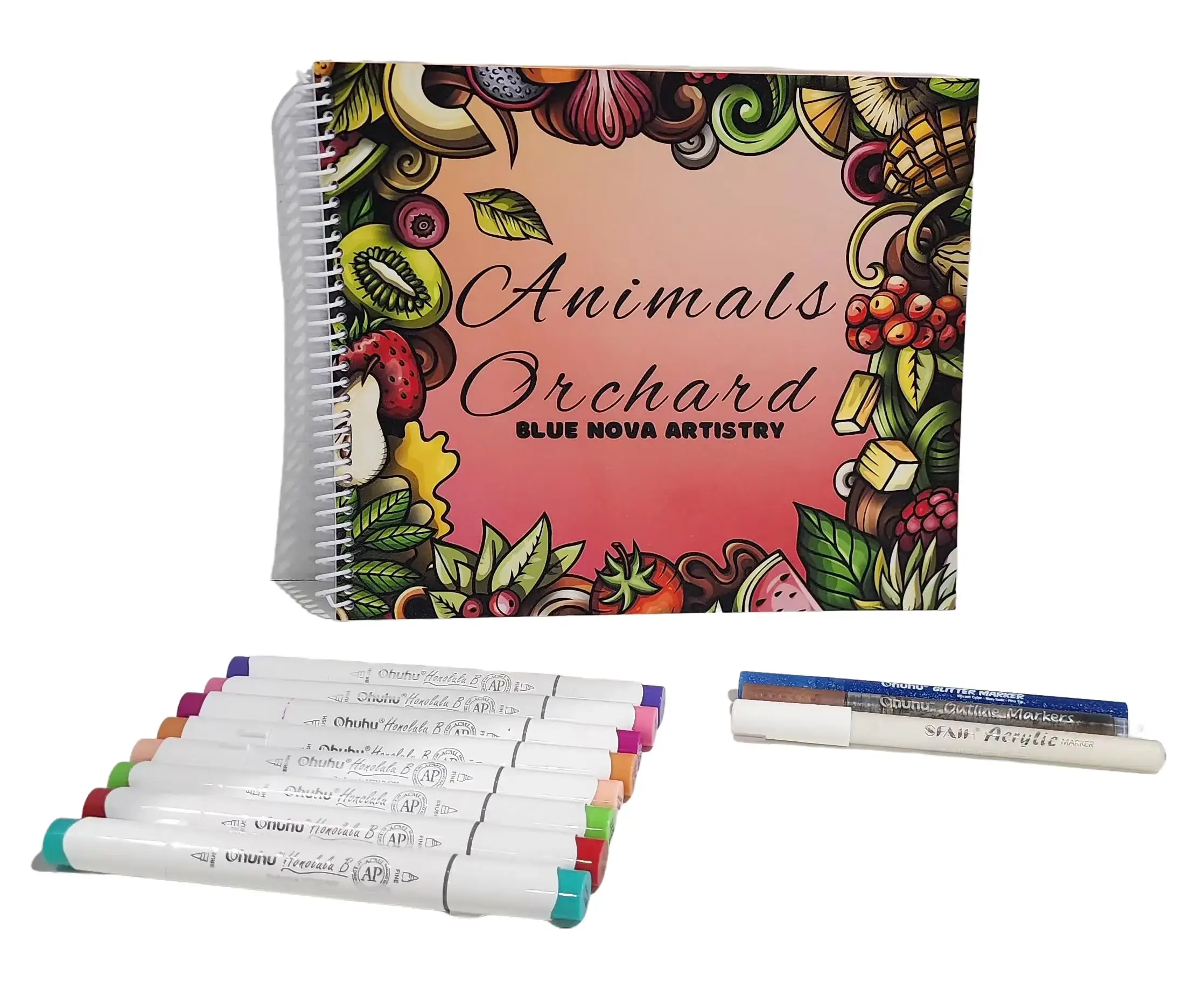Animals Orchard Coloring book