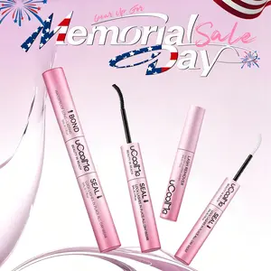 2.0 pro uCoolMe 3In1 Lash Bond & Seal, Waterproof Strong-Hold for Cluster Lashes, Super Easy for Beginners, Windproof With Lash Remover Summervibes