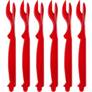 6Pcs Crab Legs Crackers Set - Easy Opener Shellfish Picks Knife Tools for Lobster Crab Crawfish Prawn Shrimp Seafood