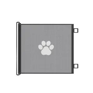 Pet Safety Gate, Pet Fence for Doorways, Easy-to-Install Mesh Dog and Cat Barrier, Also Suitable for Child Safety Protection, Durable Indoor/Outdoor Pet Supplies.