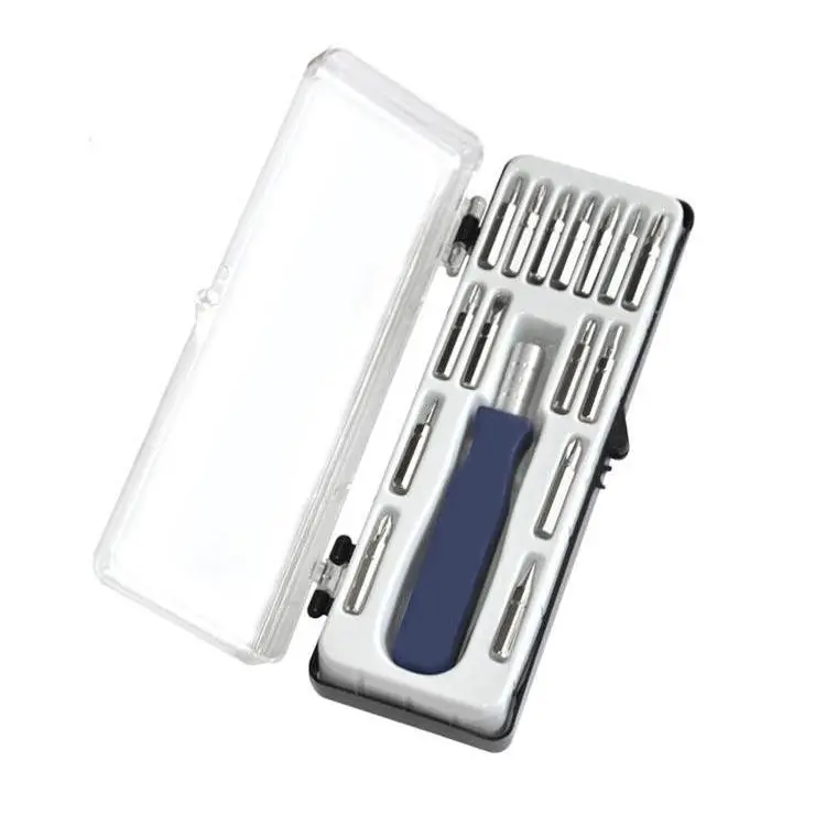 16 in 1 Premium Precision Screwdriver Set, Small Pocket Screwdriver Set with Phillips Flathead Tox Screwdriver Bits, Mini Screwdrivers Kit for Electronics, PC,Laptop,Watch, Eyeglass Repairing Tool