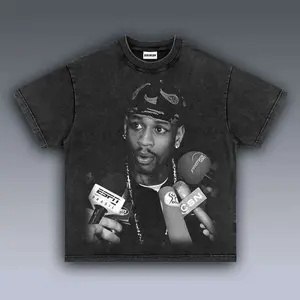 Allen Iverson Vintage V1.6 Tee – Iconic Hoops Graphic T-Shirt, Unisex Streetwear