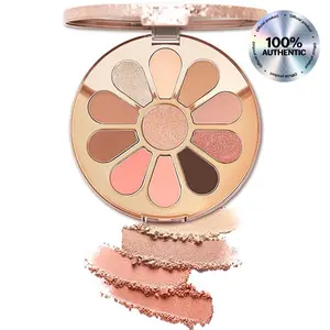 2aN Eyeshadow Palette Daily Blossom - Official Product Hypoallergenic Korean Eyeshadow Eye Makeup w/ 11 Blendable Cool, Neutral & Warm Shades