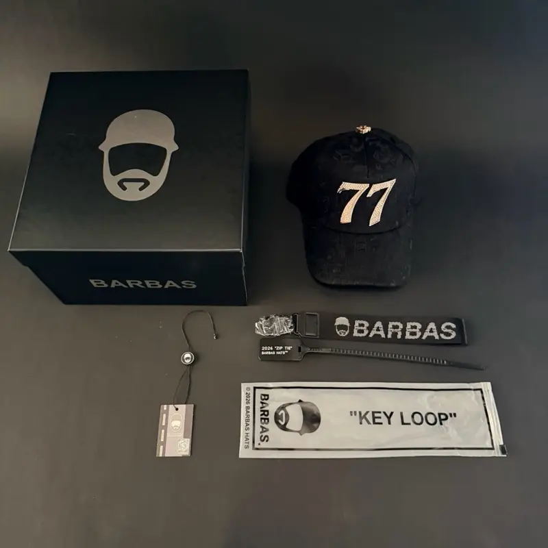 Barbas 77 Hats, Stylish Casual Streetwear Menswear Fashion Accessory