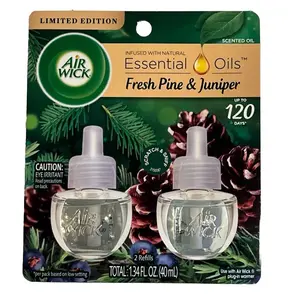 Air Wick Plug in Scented Oil Refills Limited Edition Fresh Pine And Juniper