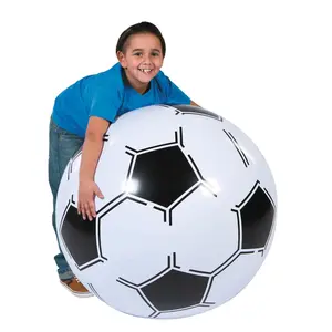 Extra Large Inflatable 30" Vinyl Classic Soccer Ball