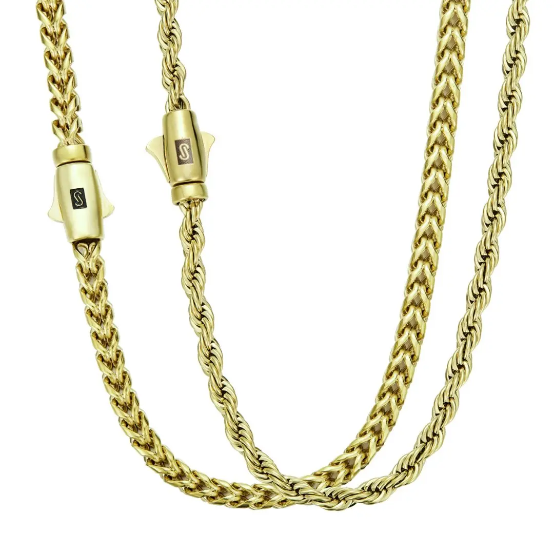 14K Real Gold-Plated Electroplating ace The Latest Process for Rust Prevention Waterproof, Fted Cuban Necklade-Proof Hypoallergenic  Miami Link Chain Items 6mm Sizes Hip-Hop Style Fashion Timeless Shine for Every Look unisex jewelry
