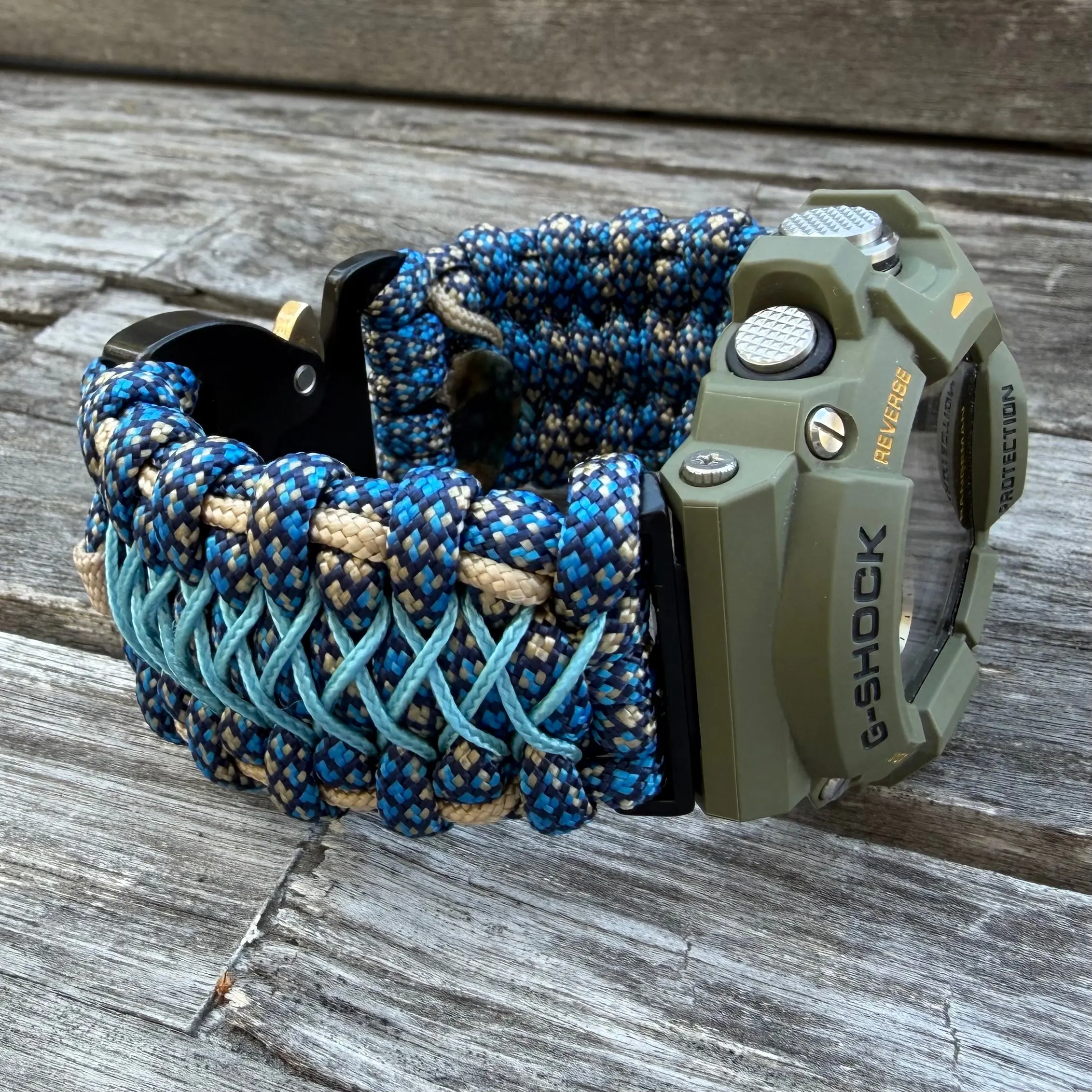 Personalized Paracord Watchband compatible with Casio G-SHOCK (watch not included)