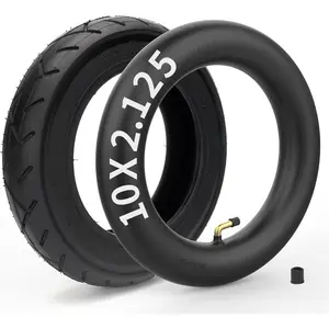 10x tire and inner tube with 0 valve stem compatible with self balancing scooter smart electric bike bicycle tricycle stroller replacement wheels for 10inch tires with 6inch rims