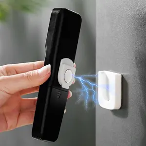 Magnetic Remote Control Holder, 1/2/4/6 Counts Wall Mounted Remote Control Storage Hook, Punch Free Self Adhesive Hook for Home Office Dormitory