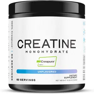 Creapure Creatine Monohydrate Powder, Vegan Keto Friendly Gluten-Free, Mass Gainer, Muscle Recovery Supplement and Trusted Creatine for Muscle Growth, Creatine Powder, Unflavored
