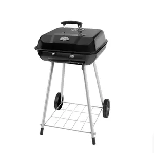 New 17.5” Charcoal Grill w/ Wheels – Perfect for Patio & Backyard BBQs