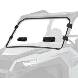 StarknightMT Vented Full Windshield Compatible with 2016-2025 General 1000, General 4 1000, XP 1000, XP 4 1000, Anti-Scratch Anti-UV Clear Window Easy to Install Better Ventilation in Summer