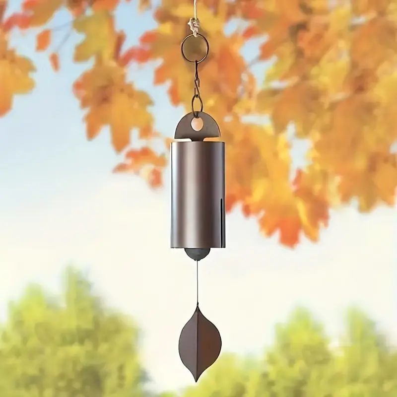 1pc, Iron Pipe Windbell, Outdoor Garden Bell Sound Iron Tube Metal Windbell Wind Chime Pendant, Windchimes, Garden Patio Decoration, Garden Accessories, Memorial Gifts, Outdoor Garden Decor