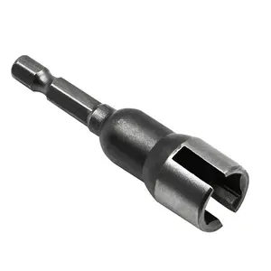 Hex Shank 65mm Fluted Wing Deep Socket Wrench - Power Nut Removal Tool, Durable Alloy Steel, Quick-Change, Universal for Home/Car/Industrial/Outdoor Repair