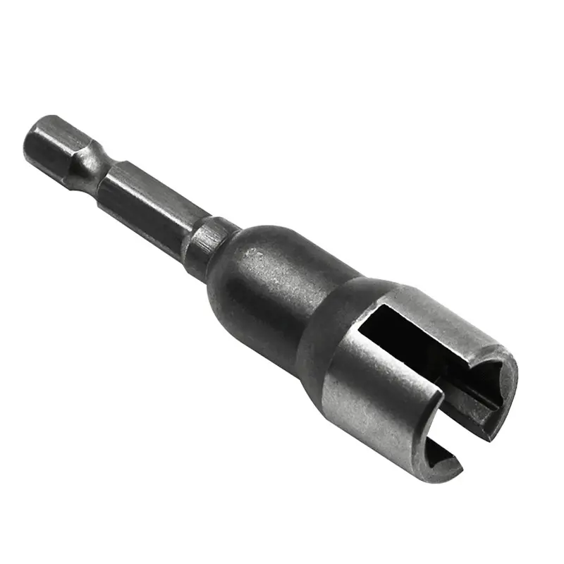 Hex Shank 65mm Fluted Wing Deep Socket Wrench - Power Nut Removal Tool, Durable Alloy Steel, Quick-Change, Universal for Home/Car/Industrial/Outdoor Repair