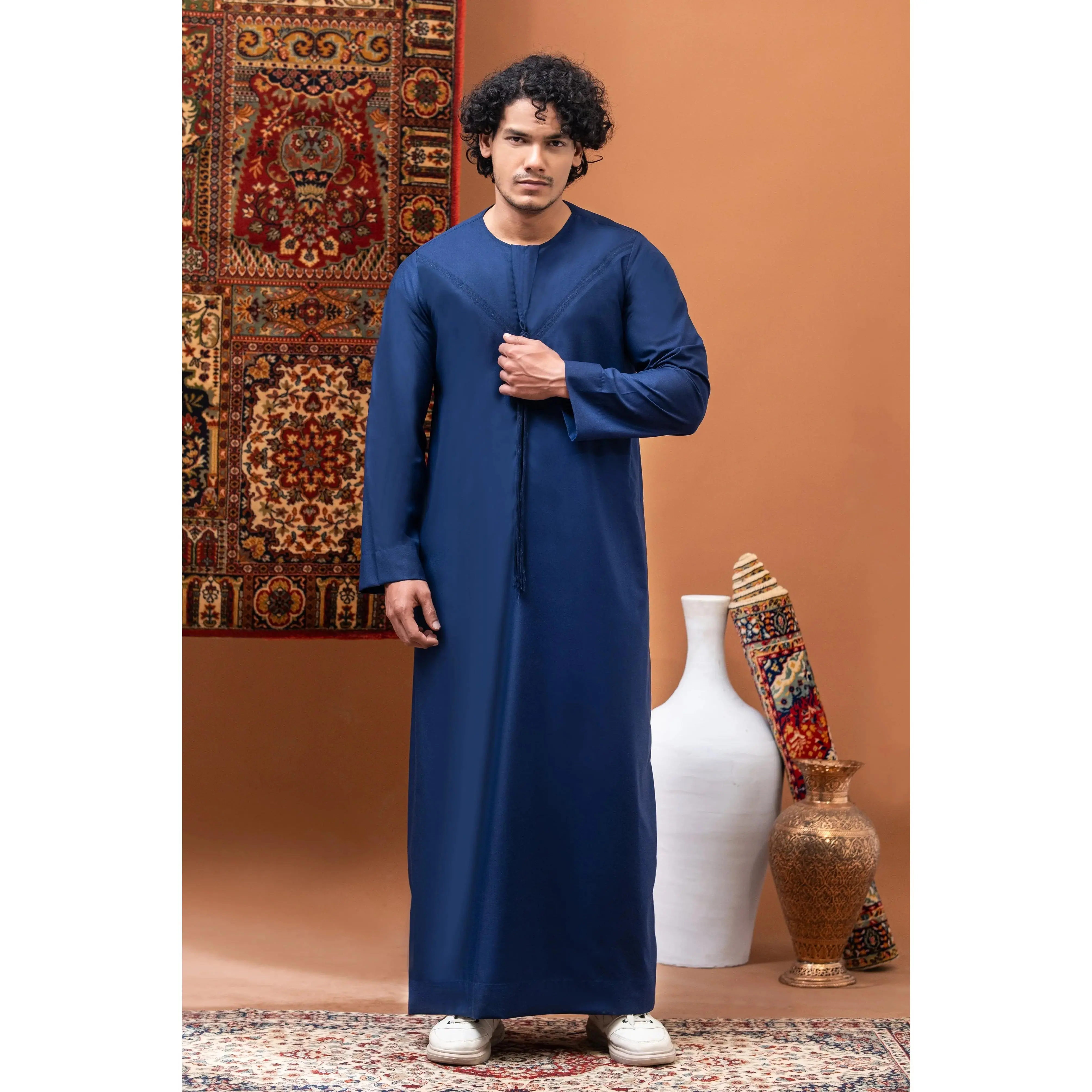 Premium Blue Emirati Thobe Premium Blue Emirati Thobe