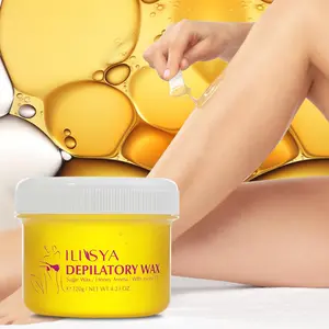 Honey Sugar Wax with Jojoba for Hair Removal, Quick Body Care Home Hair Removal Wax, Suitable for All Skin Types, Body Hair Removal Products for Daily Use
