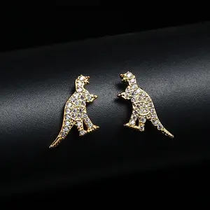 Women's Creative Dinosaur Earrings - Fashionable S925 Silver Needle Earrings