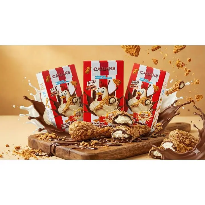 Creamy Crunchy Milk Chocolate Chick Dessert Snack - 1.76 oz Cream-Infused Treat, Contains Milk, Individually Packed, Pleasant Texture, Non-Chicken, All Ages, Exceptional Design, Fun Factor, Ships With Ice Pack, Lemm