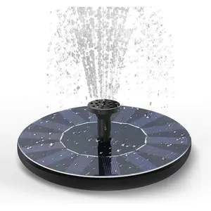 Solar Fountain Pump for Bird Bath Water Fountain  Solar Powered Fountain Pump,  Solar Panel Kit Water Pump,Outdoor Watering Submersible Pump for Pond, Pool, Garden, Fish Tank ,Free Standing Floating Solar Powered
