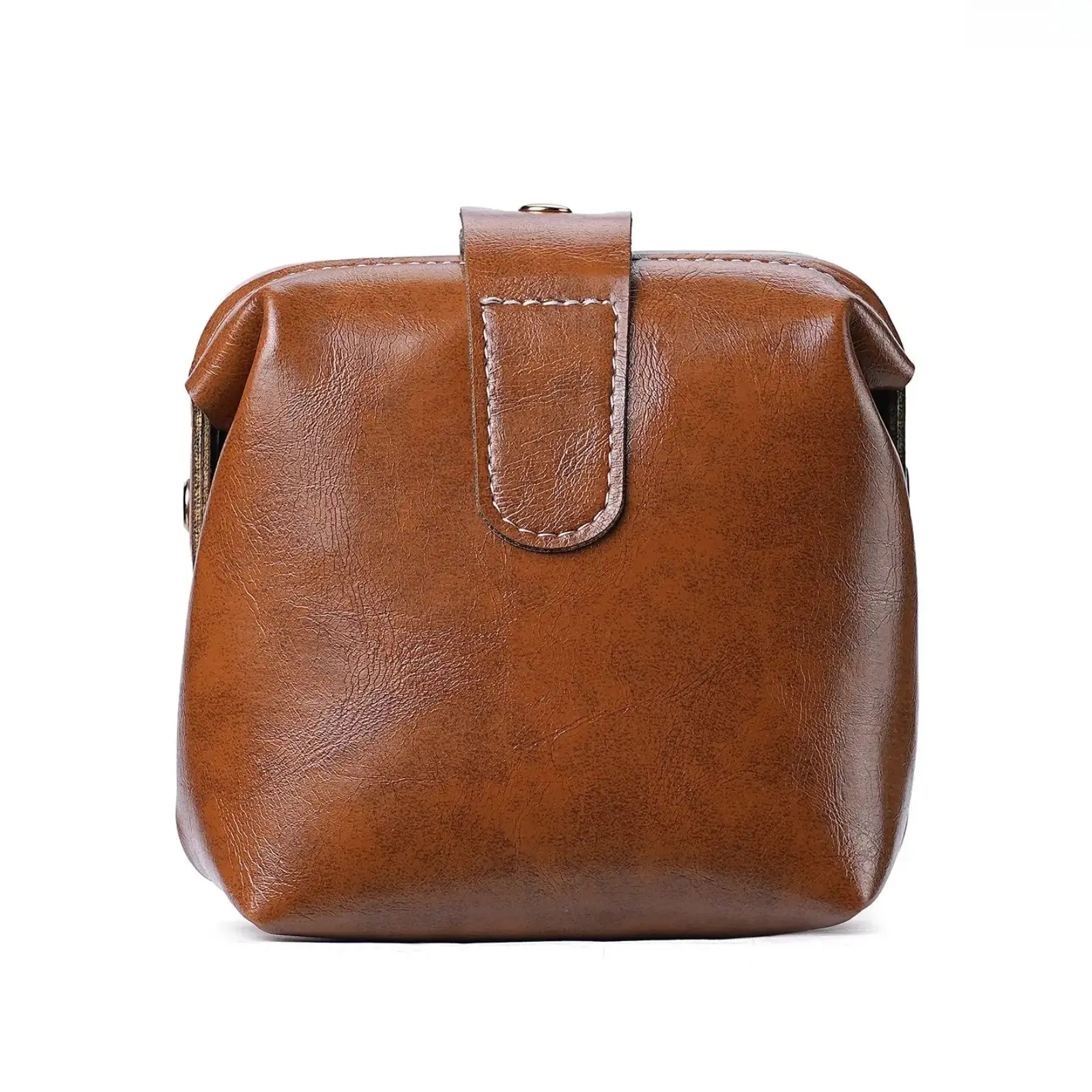 Handmade Leather Vanity Bag for Women, Vintage Chic Soft Luxury Makeup Organizer, Multi-Function Toiletry Purse with Zip Closure for Travel, Vintage Chic Purse, Purse Pouch, Pouch,back to school,back to school haul