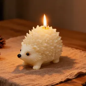 Hedgehog Shaped Silicone Soap Mold, Used for Making Aromatherapy, Candles, Plaster, Handicraft Ornaments, Resin Molds, Halloween, Christmas Home Decoration, DIY Handmade, Reusable, Easy to Demold