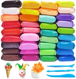 36 Colors Air Dry Clay,Magic Modeling Clay with Tools,Ultra Light DIY Modeling Clay for ,,DIY Crafts,Creative Art Crafts