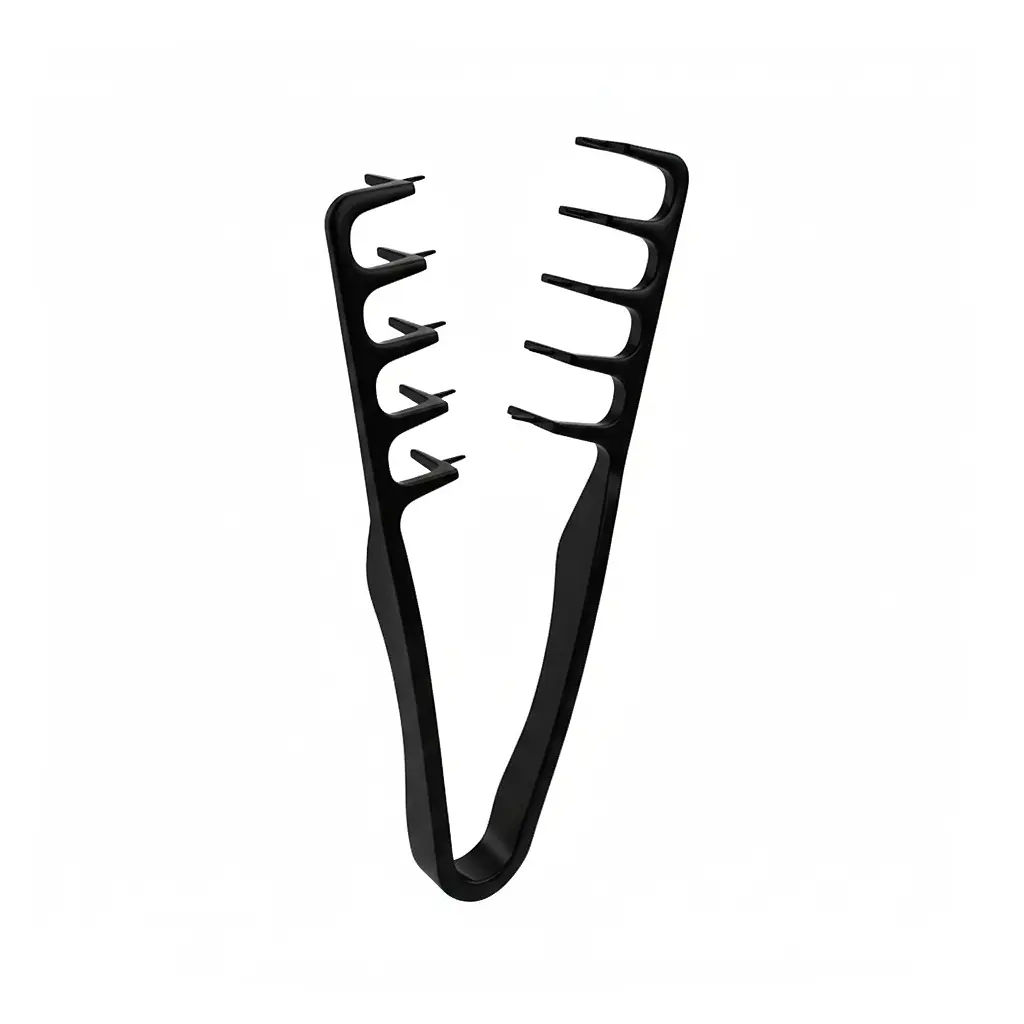 Pacinos Texture Comb - Durable Plastic Hairdressing Comb, Anti-Static Hair Tool for All Textures, Curly & Dry Hair Fast Detangling Styling, Durable Hairdressing Comb