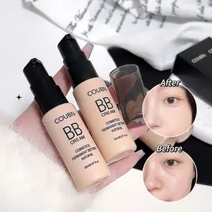 Clear & Soft Glow Concealer Foundation BB Cream - Natural Look, Natural Creamy Skin Liquid Foundation for Cosmetics, Festival Party Makeup Base, Halloween & Christmas Gifts