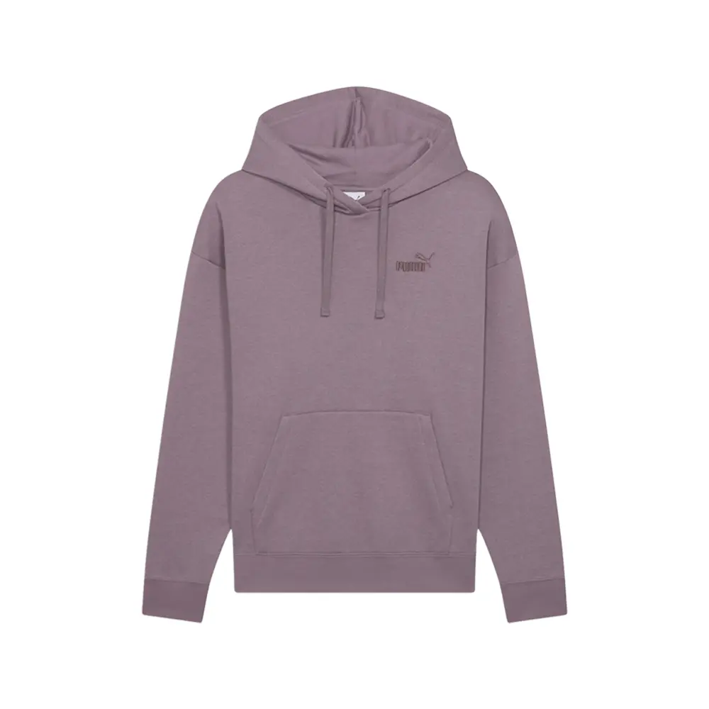 PUMA Womens Essentials Small No. 1 Logo Comfort Pull Over Hoodie Casual Outerwear Casual - Purple