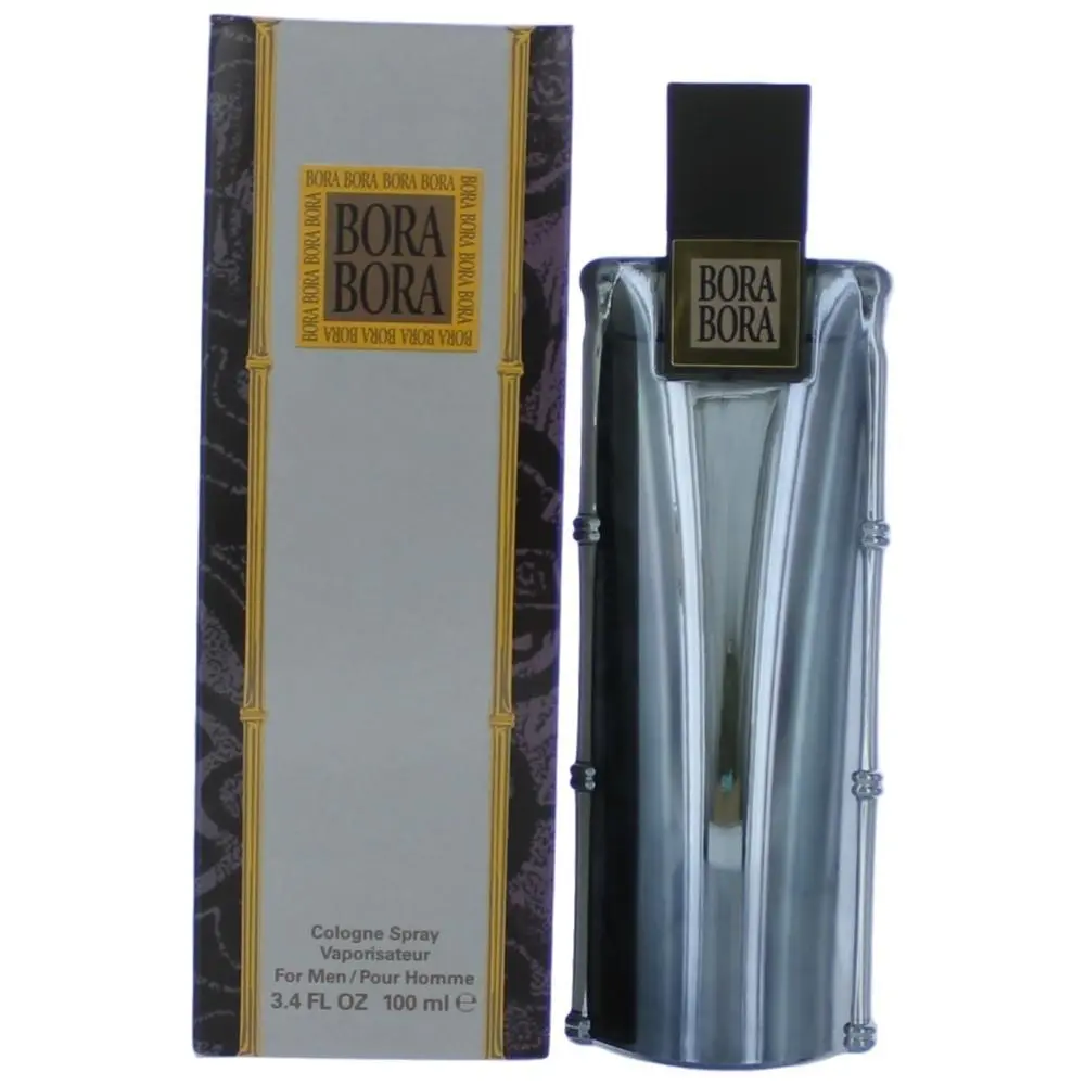 Bora Bora Floral Eau De Cologne Spray for Men, 3.4 fl oz
