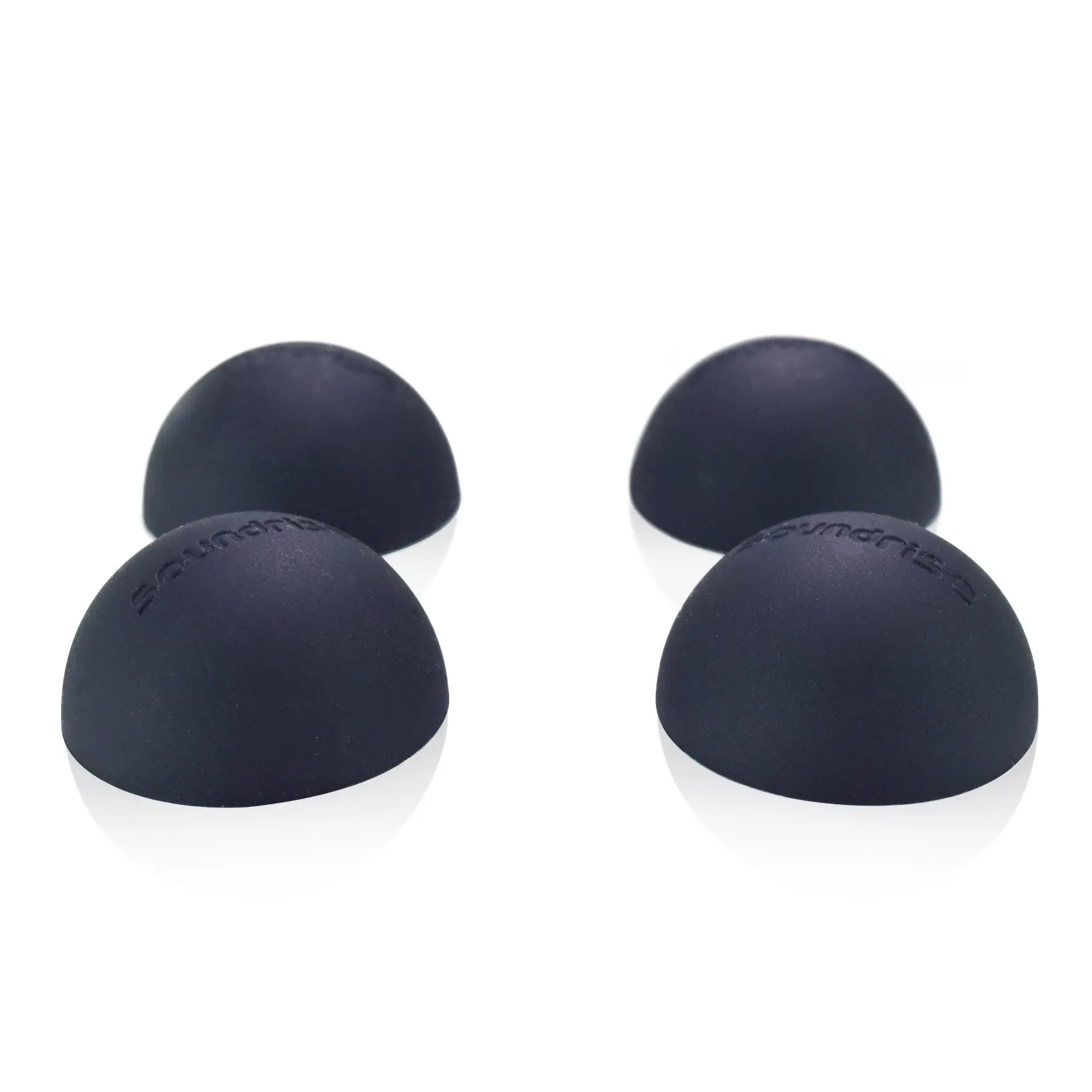 DOMES 1.25" Class-A Vibration Isolation Silicone Pads Self-Adhesive