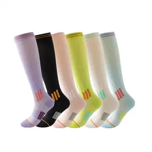 Women's Tall Cotton Halloween Compression Socks Breathable Nylon Fabric Wide Calf Anti-Slip Design Ideal for Sports, Recovery and Travel