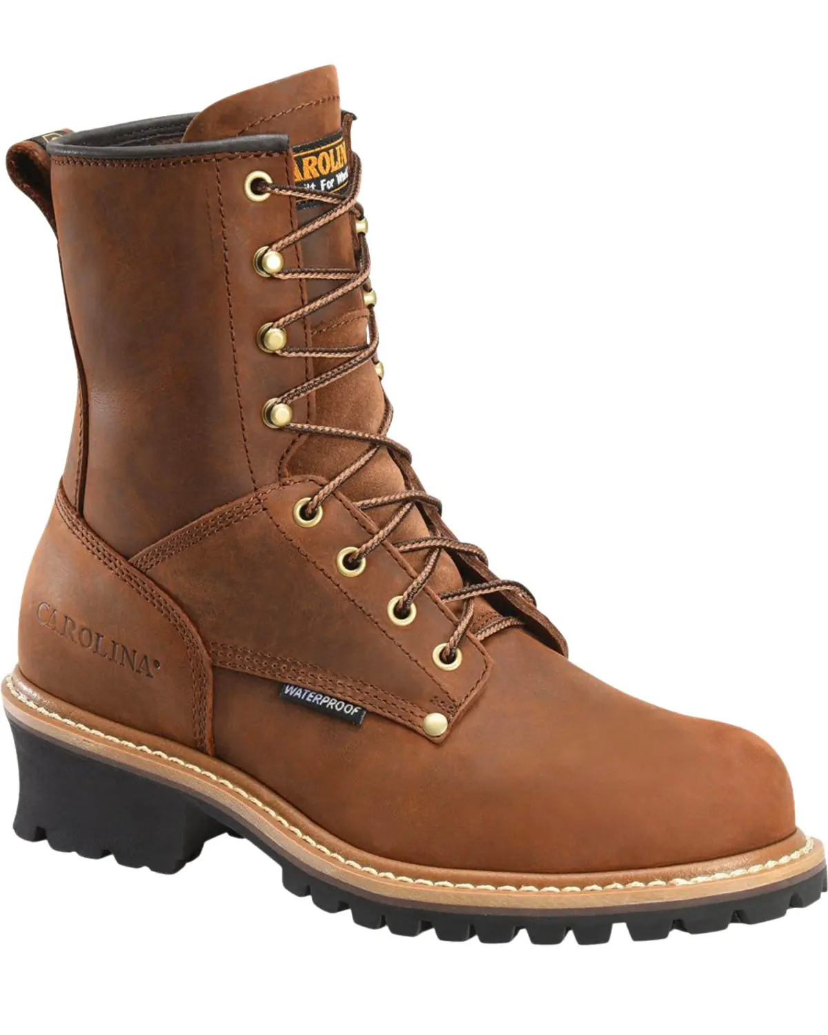 Carolina Men's Men'S Waterproof Logger Boot Steel Toe - Ca9821