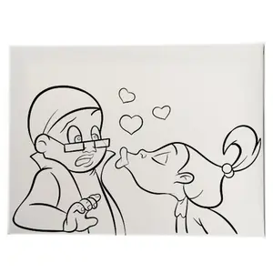 Sticky & Dijonay Inspired Pre-Sketched Canvas