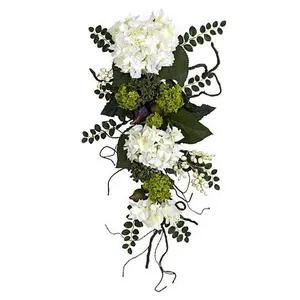 Nearly Natural 28" Hydrangea Teardrop
