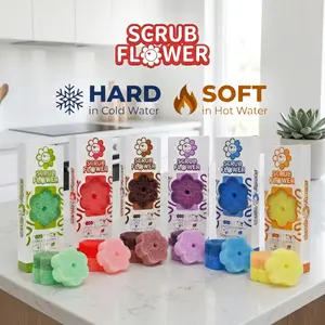 Kitchen Sponges (3ct) - Multicolor Flexible Texture & Reso Foam Sponge Side for Effective Cleaning.Kitchen Sponges - Scratch-Free for Dishes & Multipurpose Cleaning - BPA Free & Made with Polymer Foam - Stain & Odor Resistant