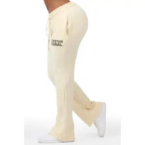 Reigna Sand Stacked Flare Pant