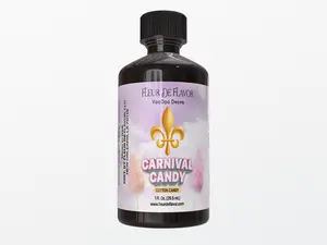 Fleur De Flavor Carnival Candy VooDoo Drops – Cotton Candy Flavoring Oil (1 oz) Artificial