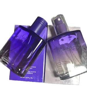 Jafra eau d’Aromes femme cologne 3.3 fl oz purple color ,glass bottle end box