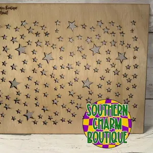 Stars Bleaching Stencil