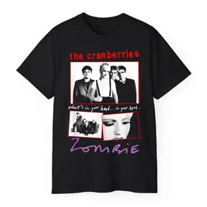 The Cranberries Zombie Collage Vintage Band T-Shirt – Dreams Inspired Graphic Shirt Gift for Music Fans