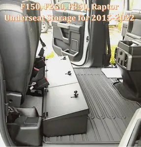 Under Seat Lockable Storage for the Ford F150, F250, F350, Raptor 2015-2022 Super Duty